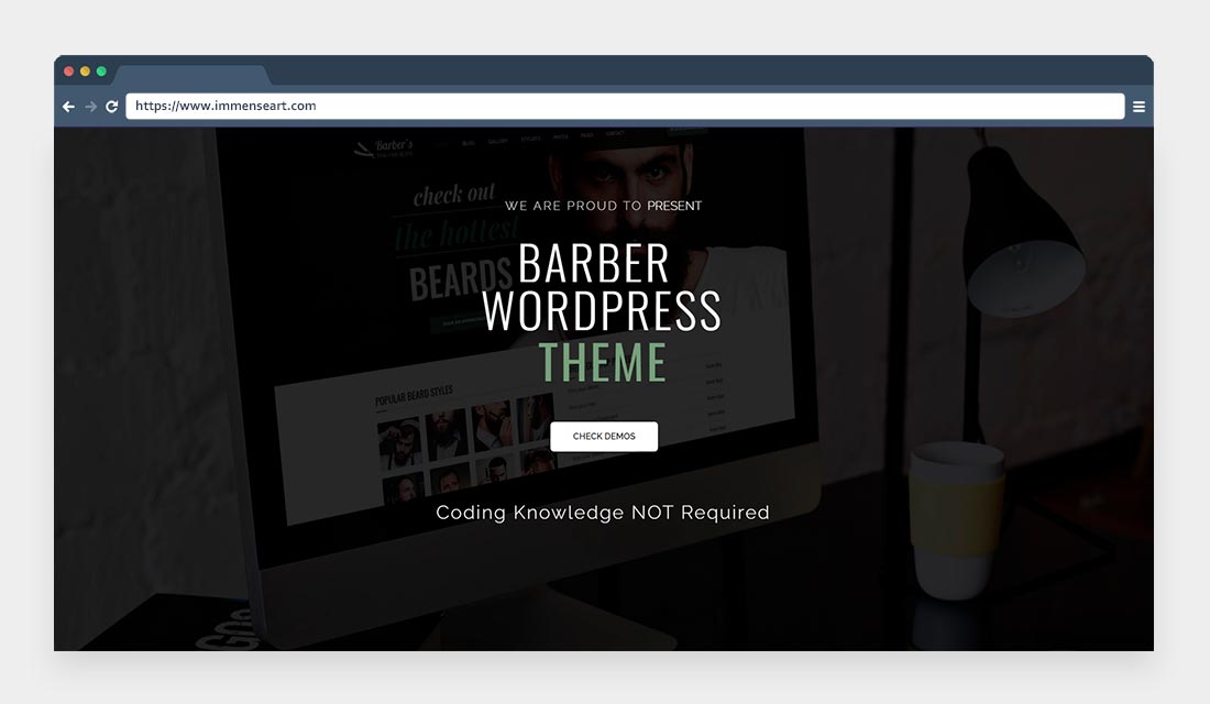 Barber - WordPress Theme for Barbers & Hair Salons