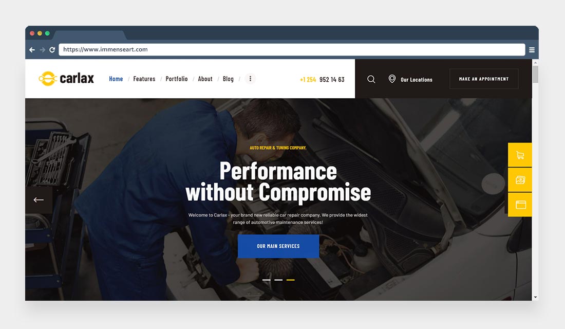 Carlax-Car Parts Store & Auto Service WordPress Theme