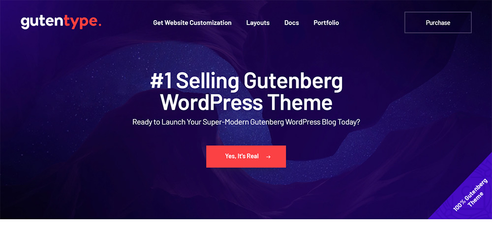 GutenType | 100% Gutenberg WordPress Theme for Modern Blog + Elementor