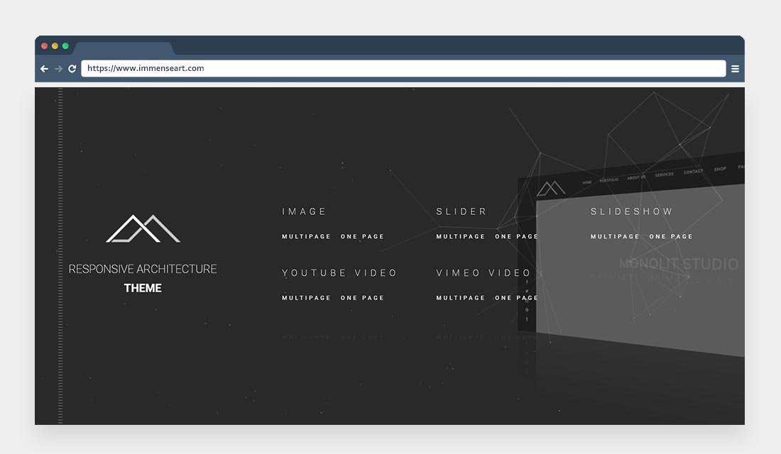 Monolit – Responsive Architecture WordPress Theme