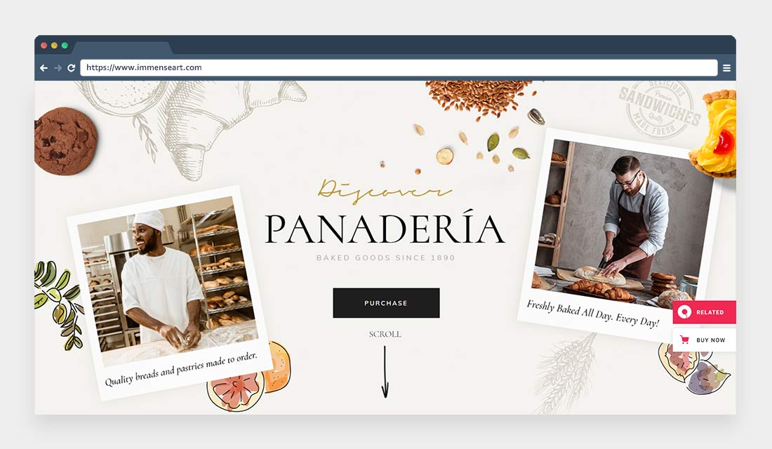 Panadería-Bakery and Pastry Shop Theme
