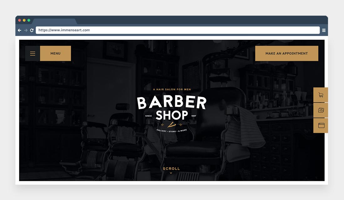 Salon-Barbershop & Tattoo Studio WordPress Theme