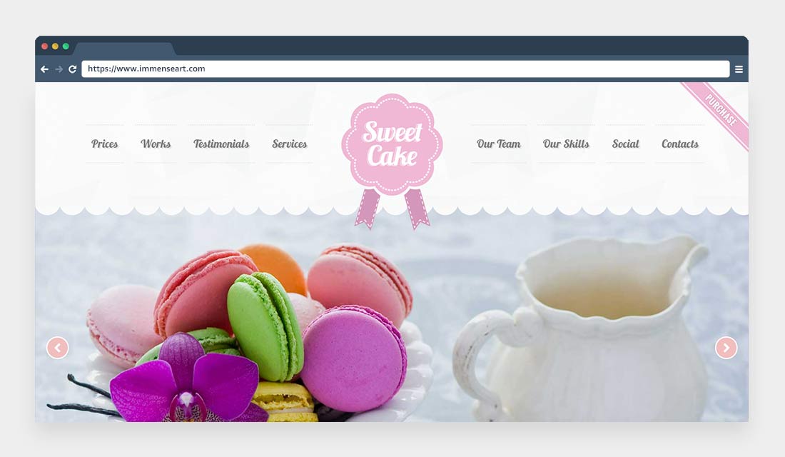 Sweet-Cake-Responsive-HTML5-One-Page-Theme