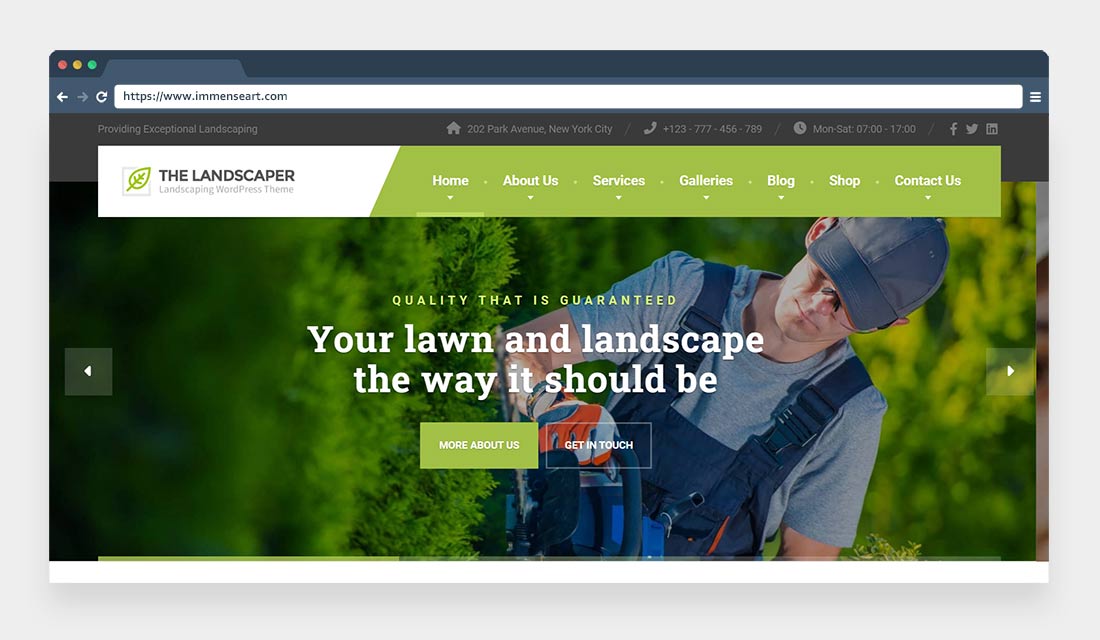 The Landscaper - Lawn & Landscaping WP Theme