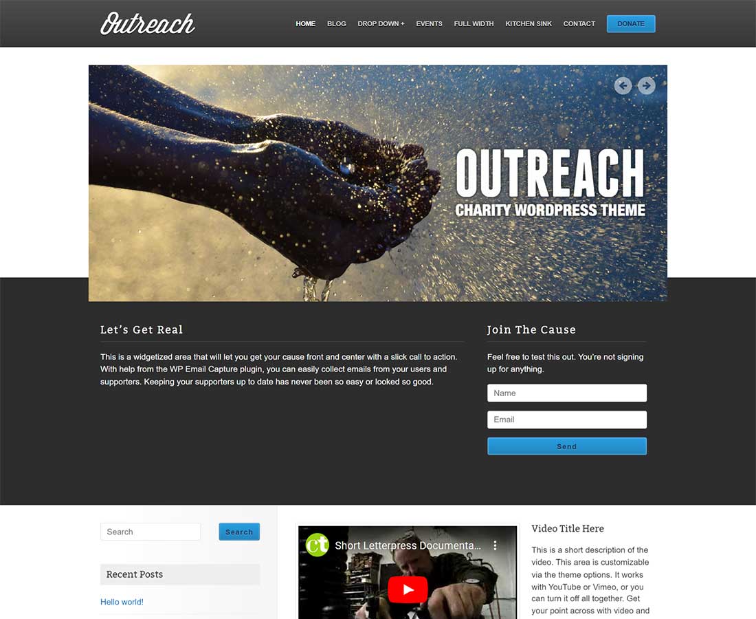 Donate Nonprofit WordPress Theme