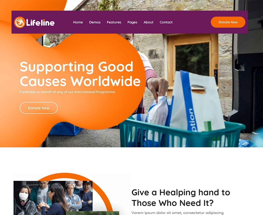 Fund Raising and Charity WordPress Theme